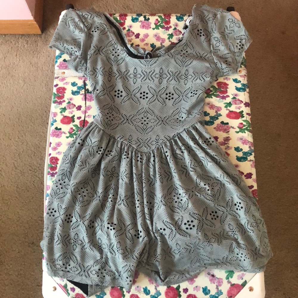Charlotte Russe lace floral romper